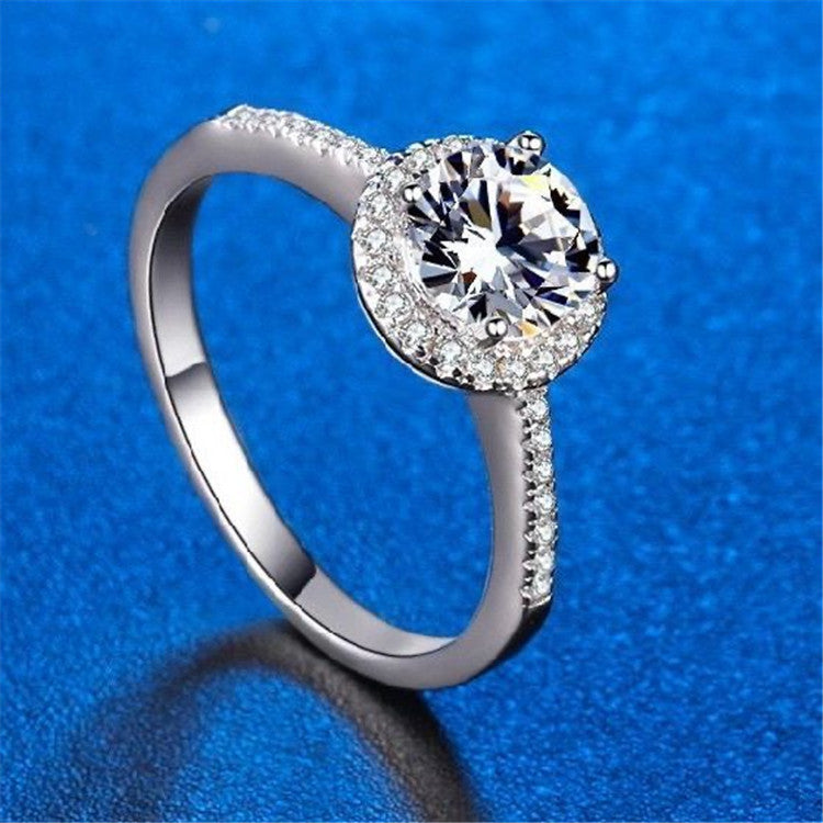 Round bag style women's ring