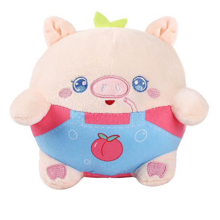 Talking Bouncing Pig Toy ? Musical Plush Ball with Detachable and Washable Cover