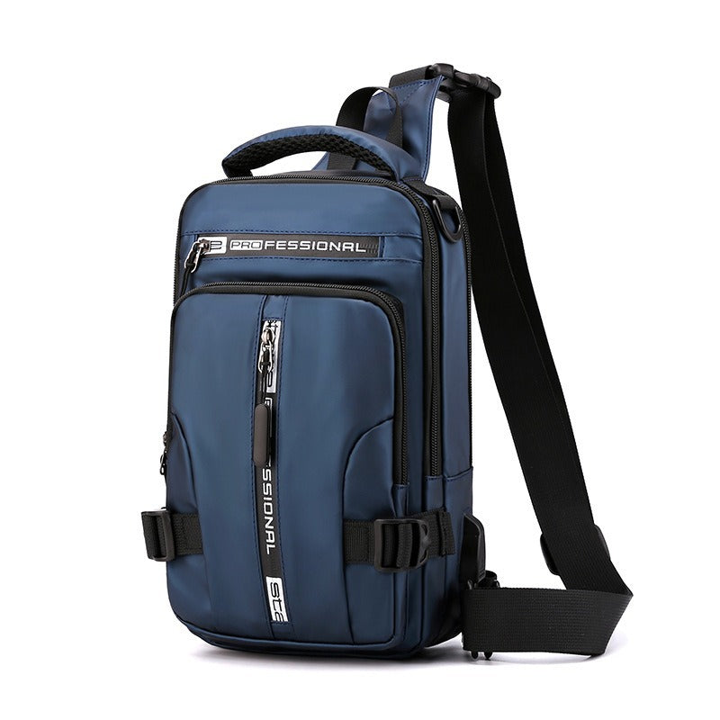 New Style Men's Multifunctional Chest Bag Fashion Casual Shoulder Crossbody Bag Durable Outdoor Small Backpack