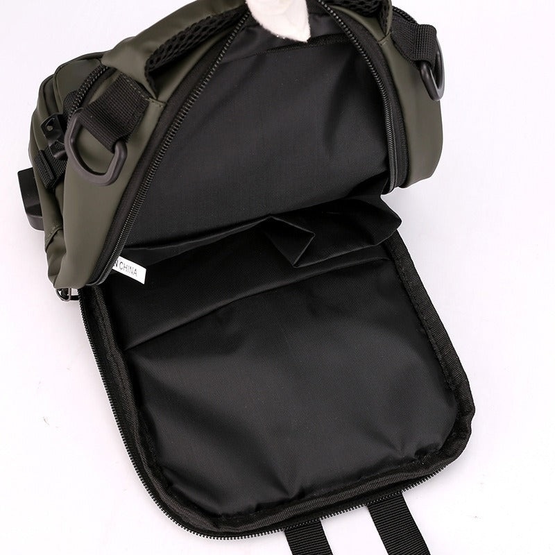 New Style Men's Multifunctional Chest Bag Fashion Casual Shoulder Crossbody Bag Durable Outdoor Small Backpack