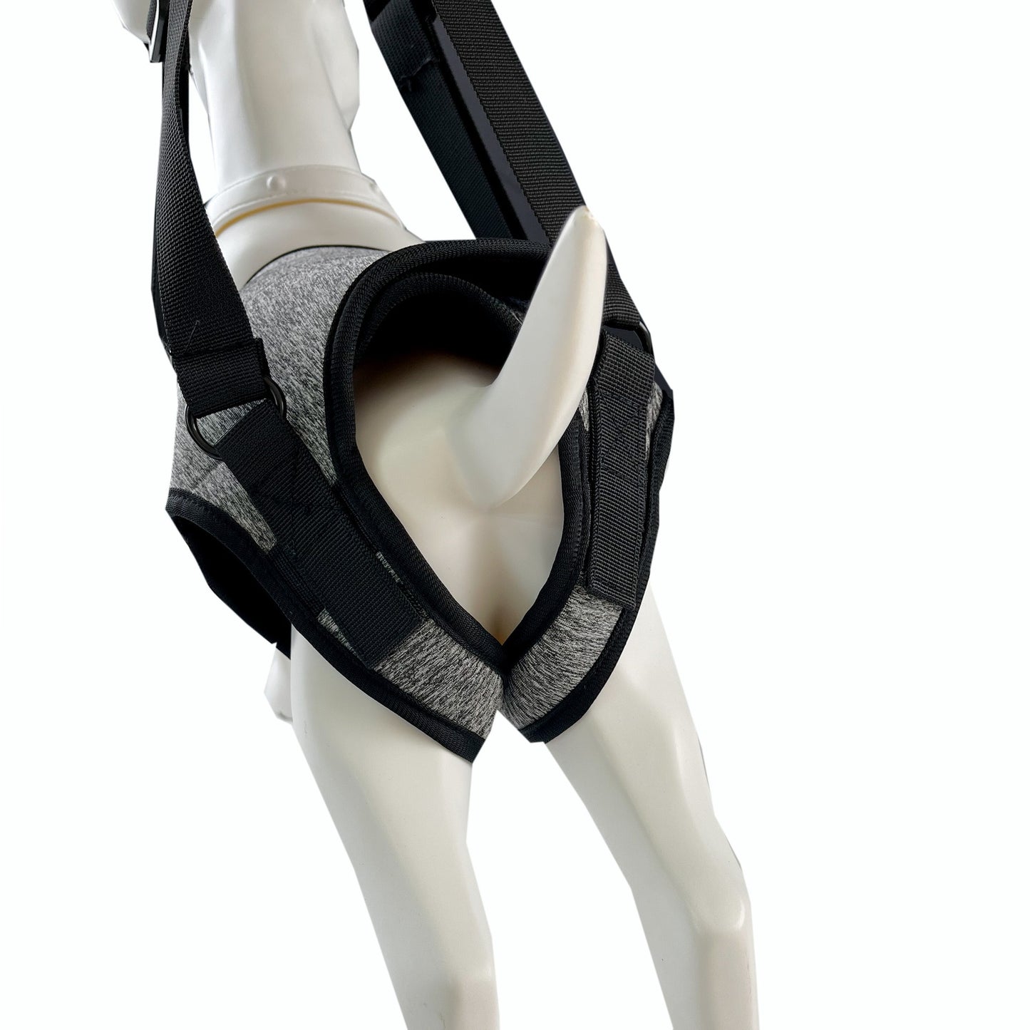 Injured dog hind leg auxiliary harness