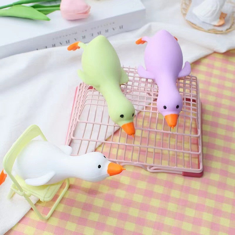 Duck Pinch Music Decompression Artifact Little Yellow Duck Big White Goose Cute Super Cute Kidsren Cartoon Vent Decompression Toy