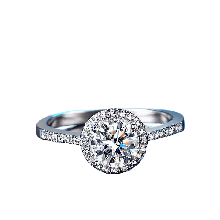 Round bag style women's ring