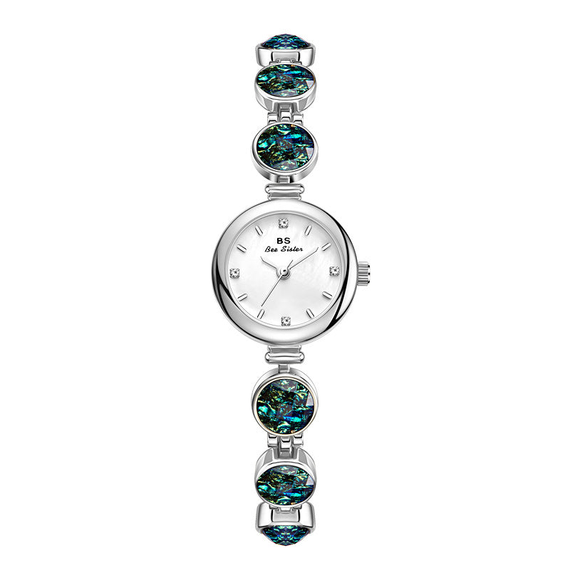 BS Huancai Rough Stone Malachite iridescence Women's Watch