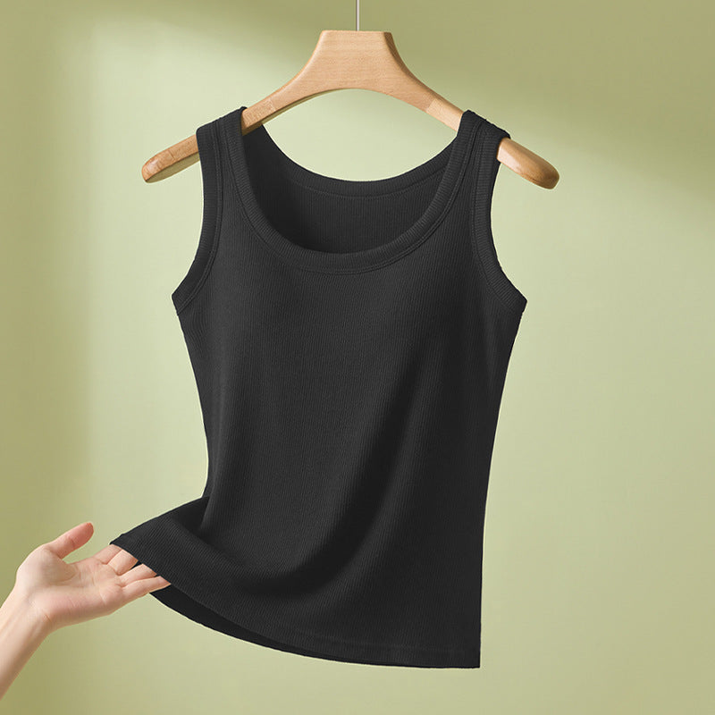 Thickened and oversized women's backless top