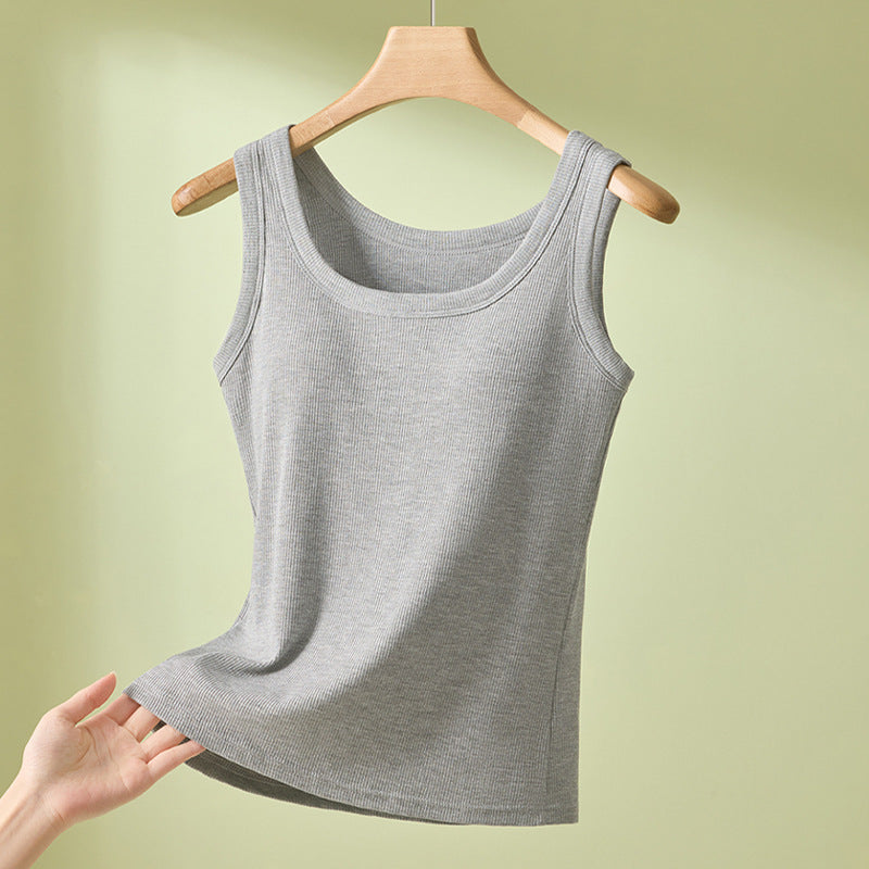 Thickened and oversized women's backless top