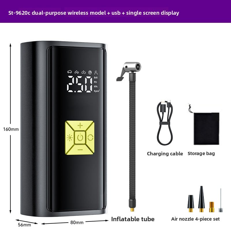 Portable car air pump