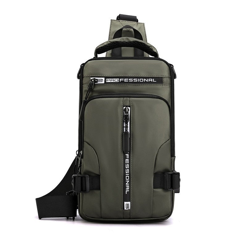 New Style Men's Multifunctional Chest Bag Fashion Casual Shoulder Crossbody Bag Durable Outdoor Small Backpack