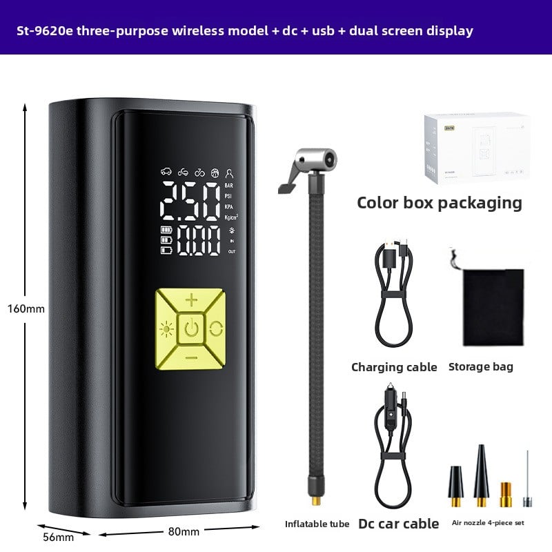 Portable car air pump