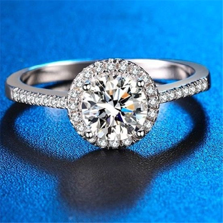 Round bag style women's ring
