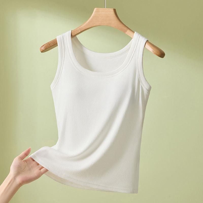Thickened and oversized women's backless top