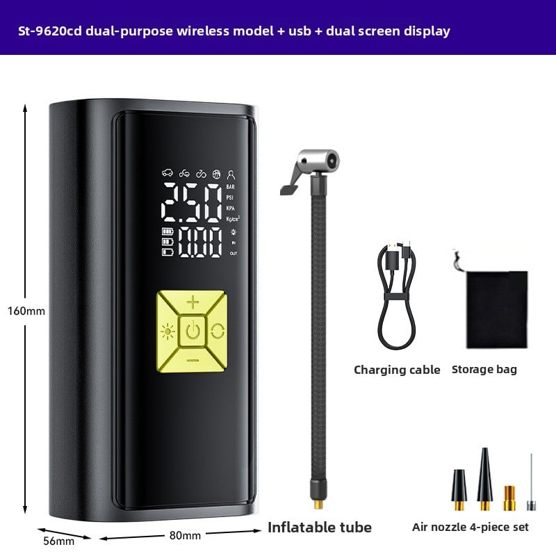 Portable car air pump