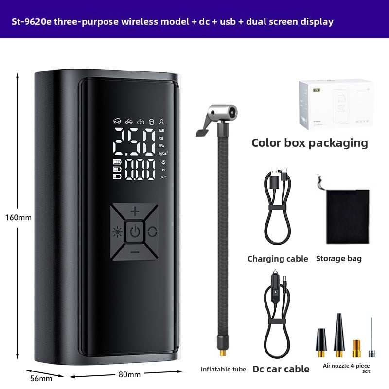 Portable car air pump