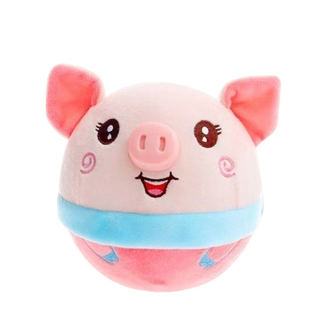 Talking Bouncing Pig Toy ? Musical Plush Ball with Detachable and Washable Cover