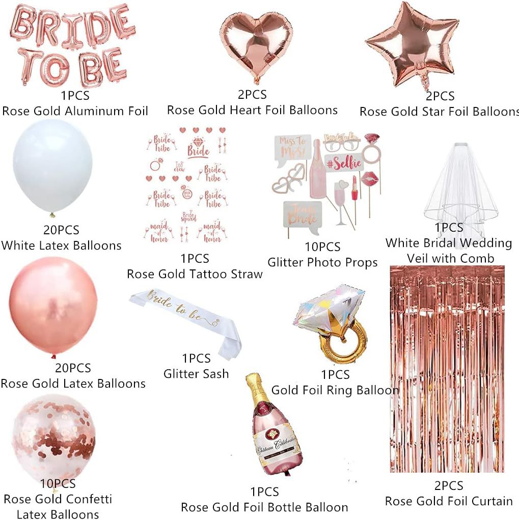 rose gold balloon suit