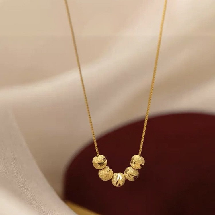 Five Blessings Arrive and Fortune Pearl Necklace