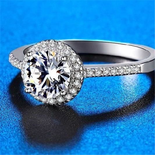 Round bag style women's ring