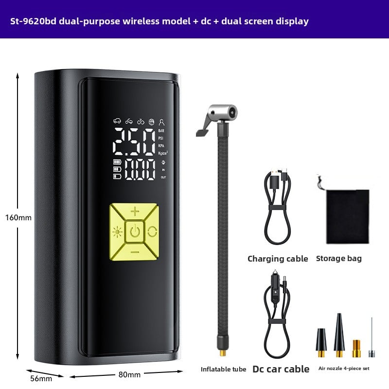 Portable car air pump