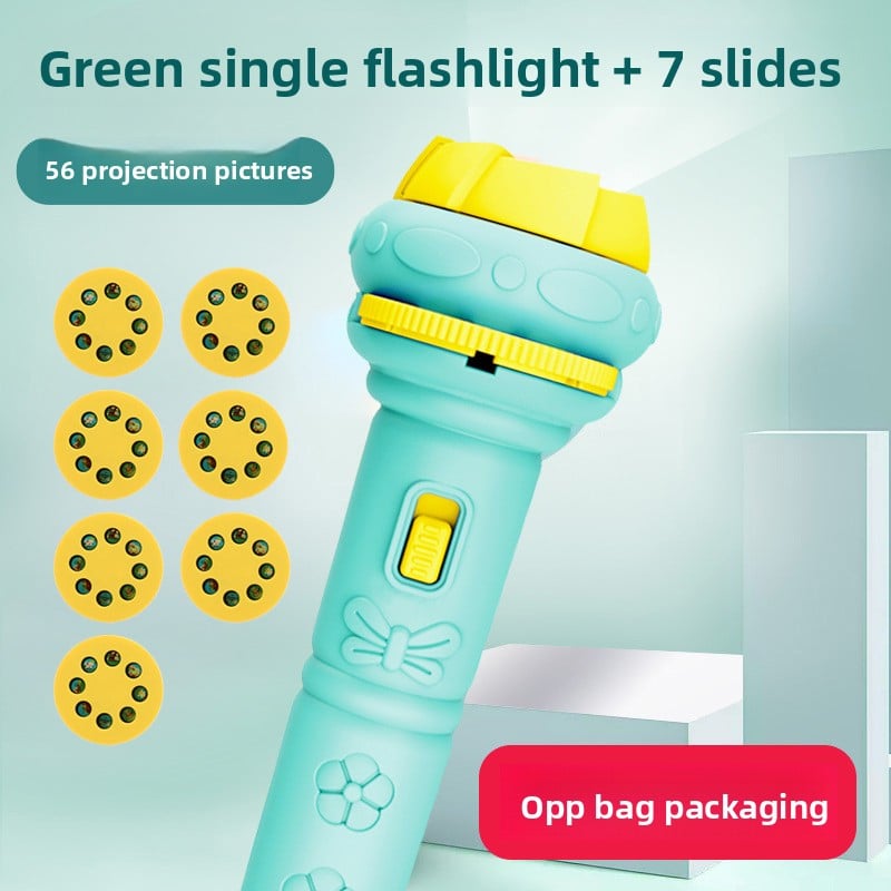 Children's projection flashlight camera toy puzzle luminous toy