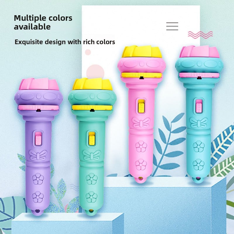 Children's projection flashlight camera toy puzzle luminous toy