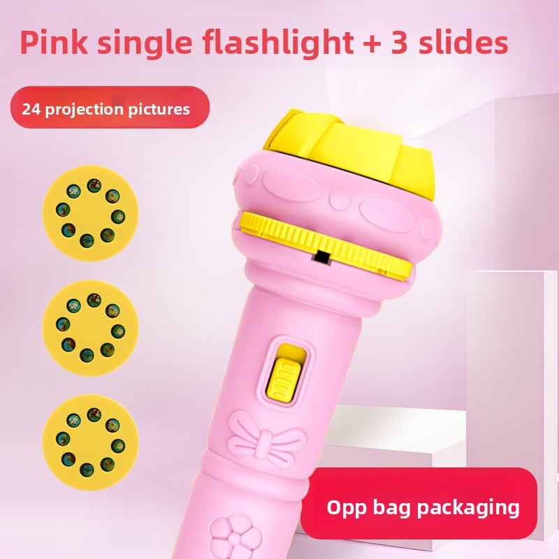 Children's projection flashlight camera toy puzzle luminous toy