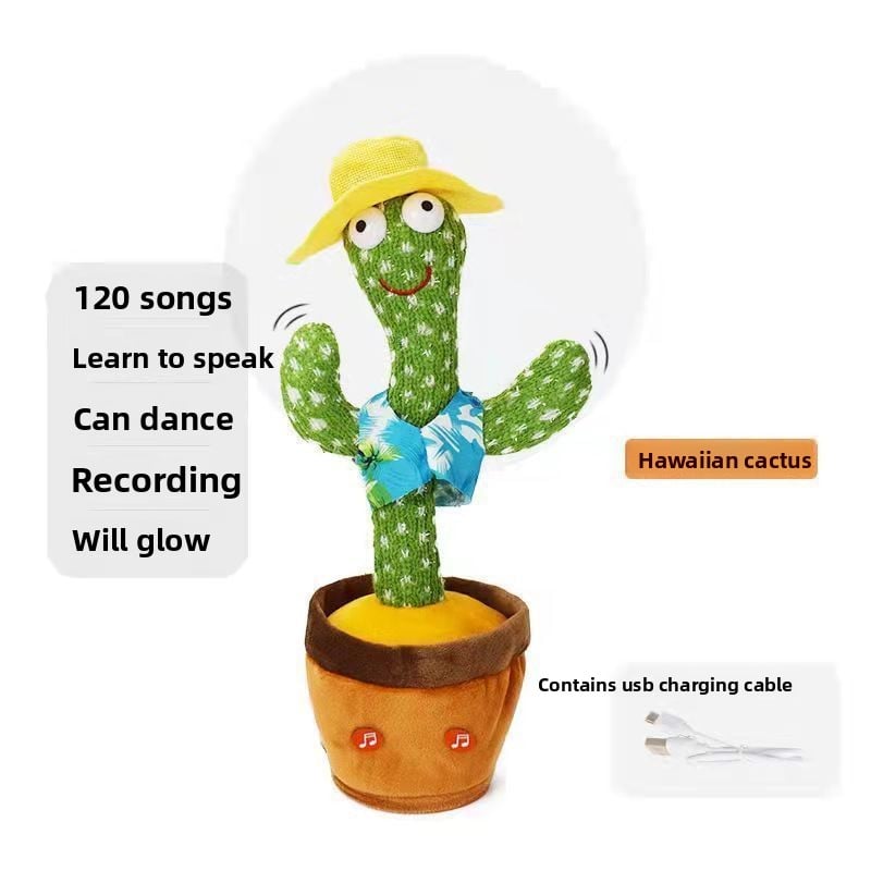 Cactus can speak, toy, dance, sing, record, twist, cactus toy