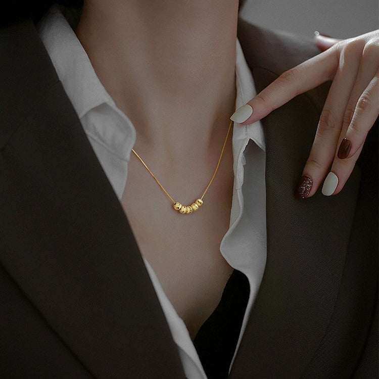 Five Blessings Arrive and Fortune Pearl Necklace