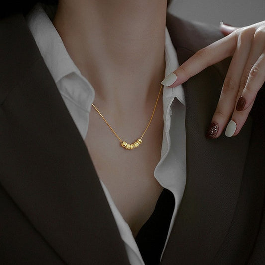 Five Blessings Arrive and Fortune Pearl Necklace