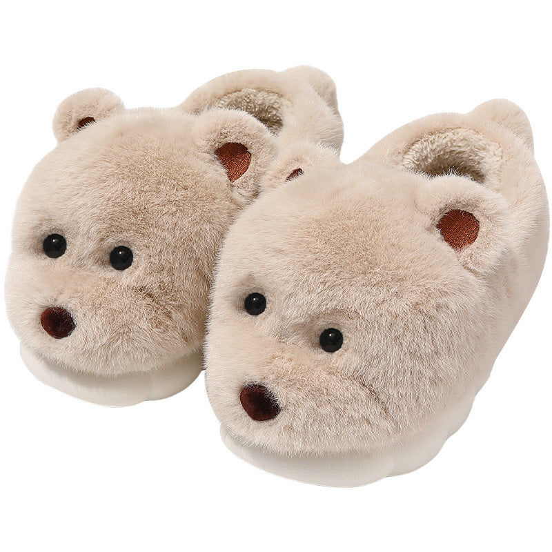 Cute Bear Cotton Shoes