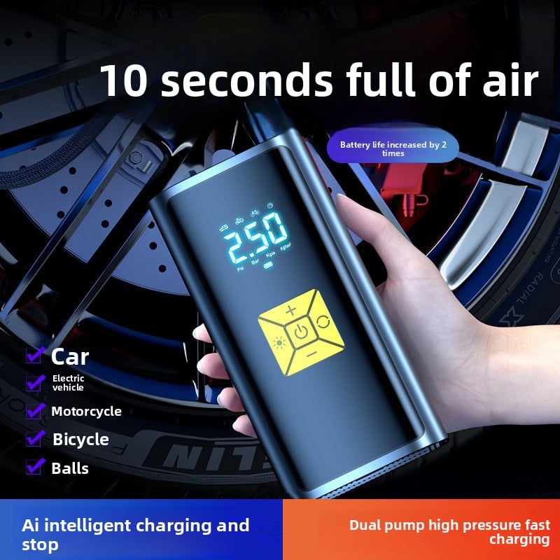 Portable car air pump