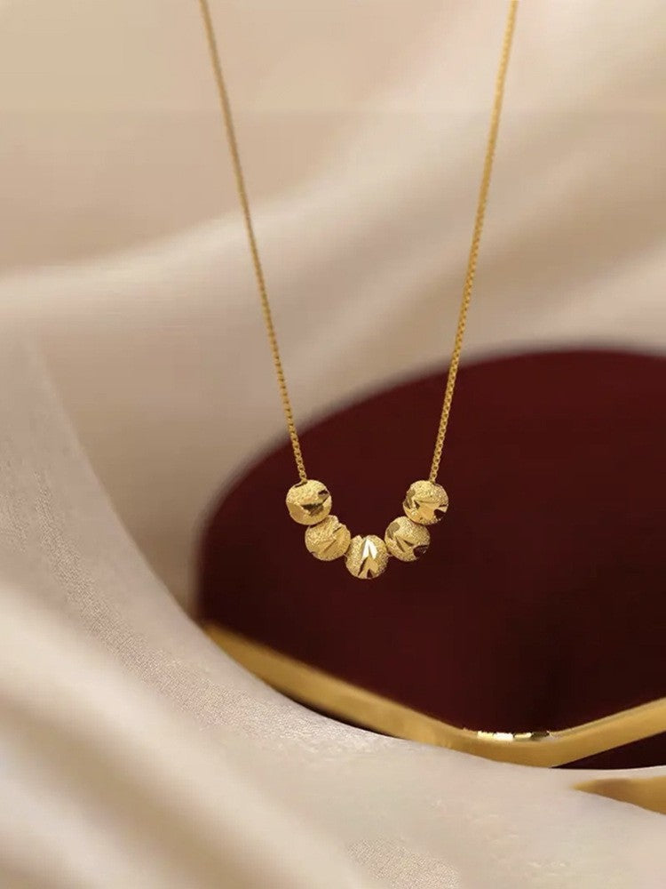 Five Blessings Arrive and Fortune Pearl Necklace