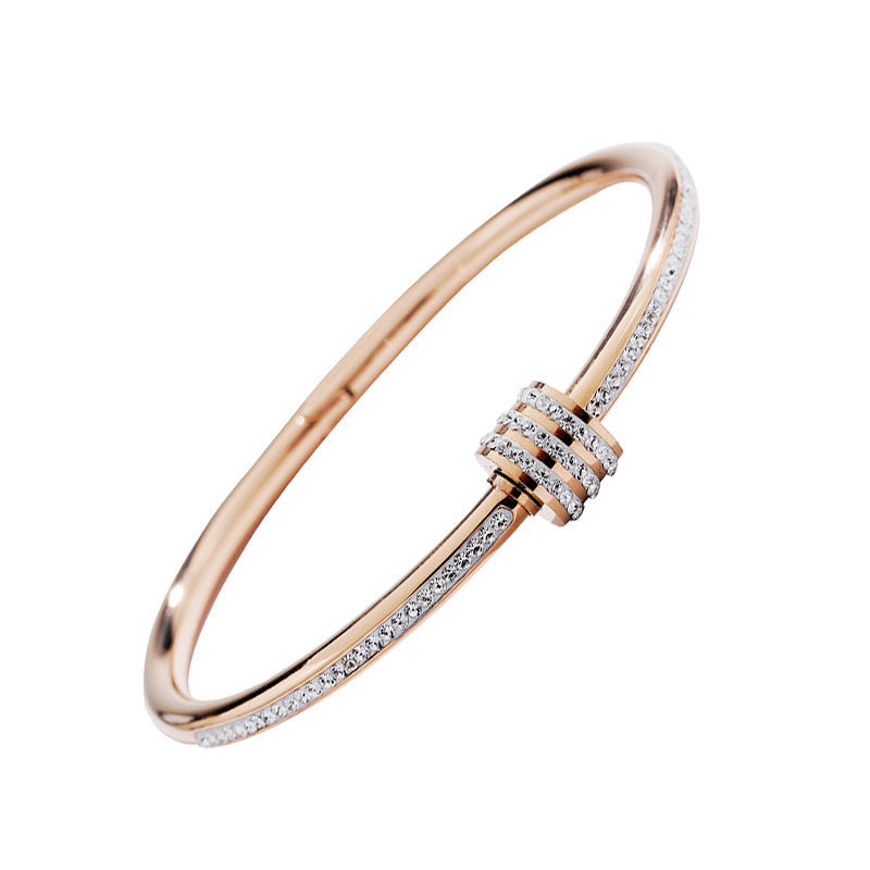 Full Moon Star Petite Waist Titanium Steel Bracelet