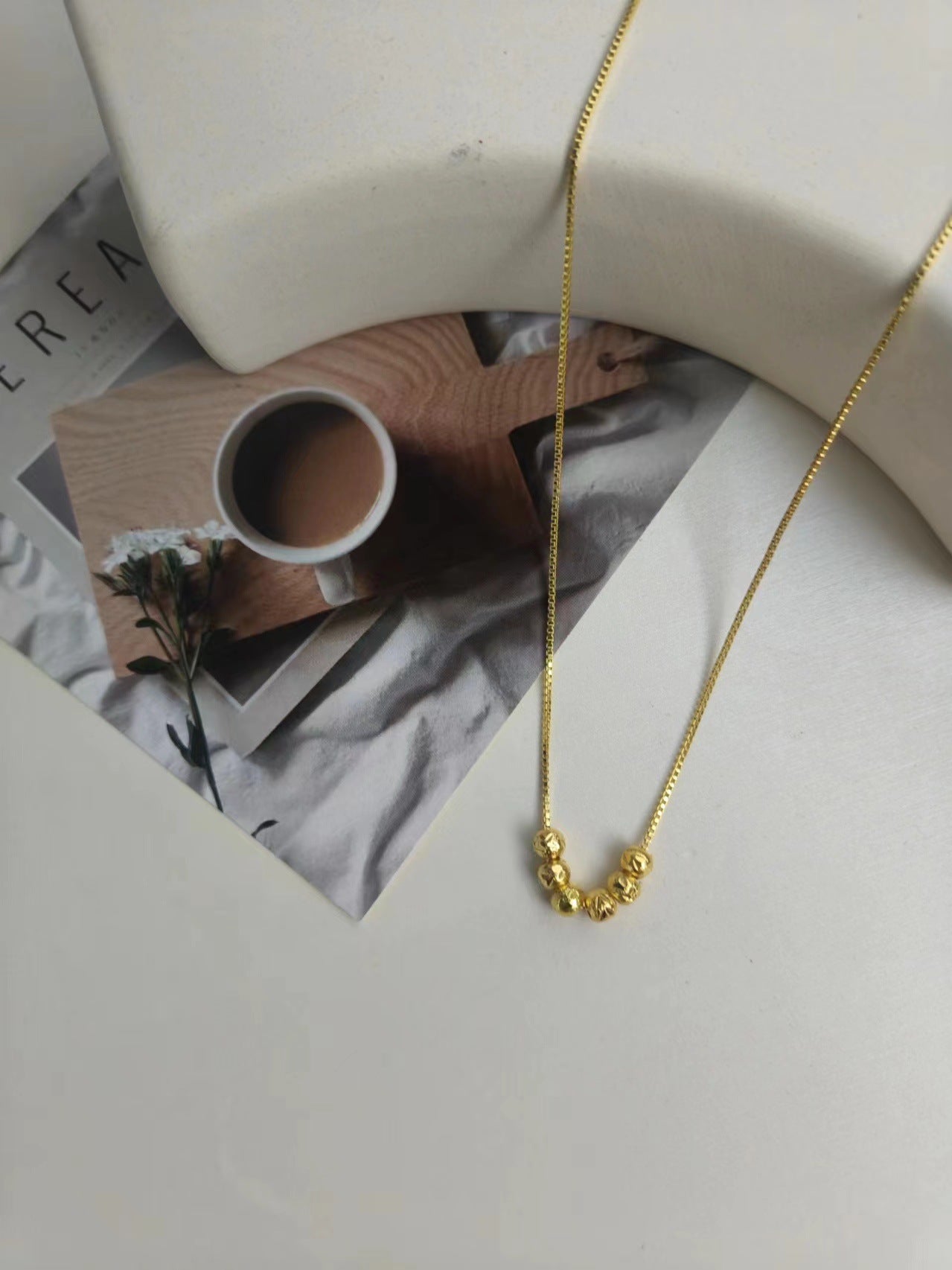 Five Blessings Arrive and Fortune Pearl Necklace