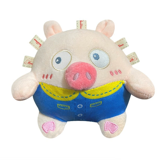 Talking Bouncing Pig Toy ? Musical Plush Ball with Detachable and Washable Cover