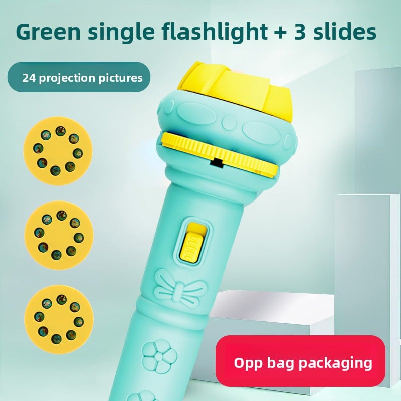 Children's projection flashlight camera toy puzzle luminous toy