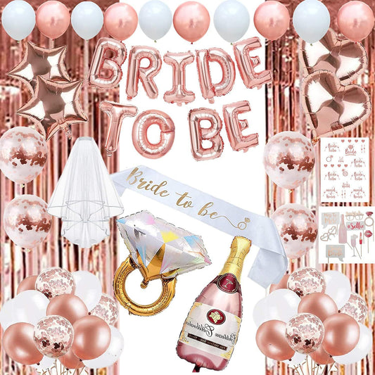 rose gold balloon suit