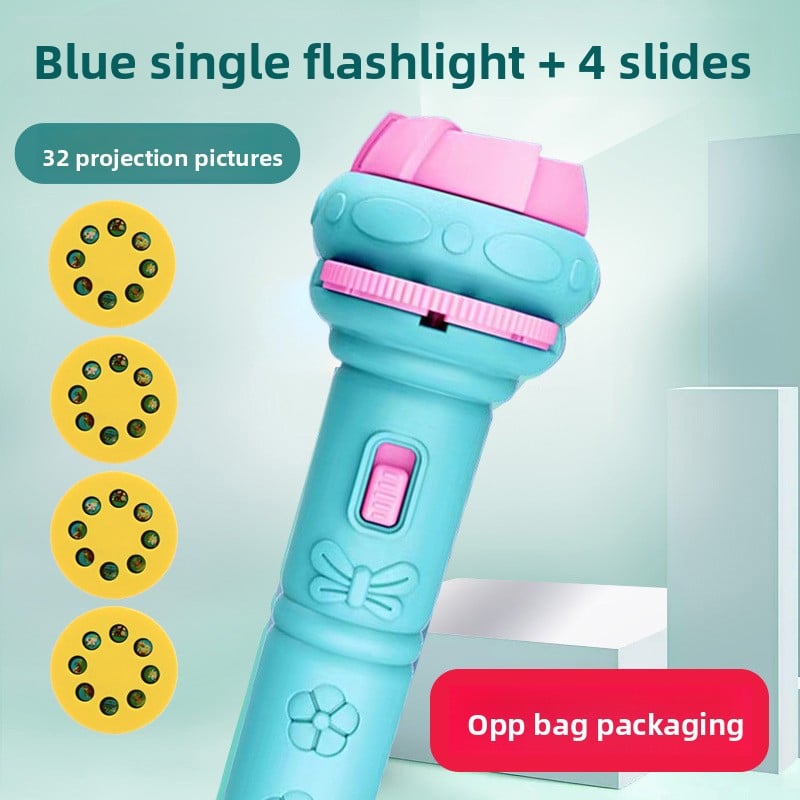 Children's projection flashlight camera toy puzzle luminous toy