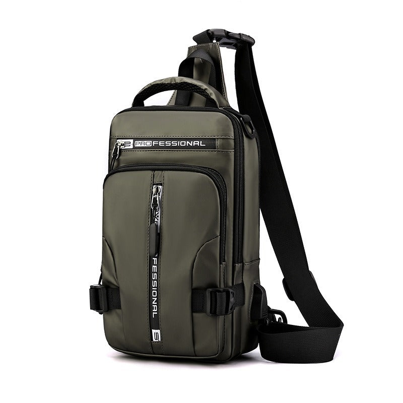 New Style Men's Multifunctional Chest Bag Fashion Casual Shoulder Crossbody Bag Durable Outdoor Small Backpack