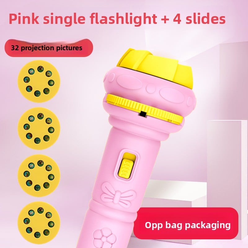 Children's projection flashlight camera toy puzzle luminous toy